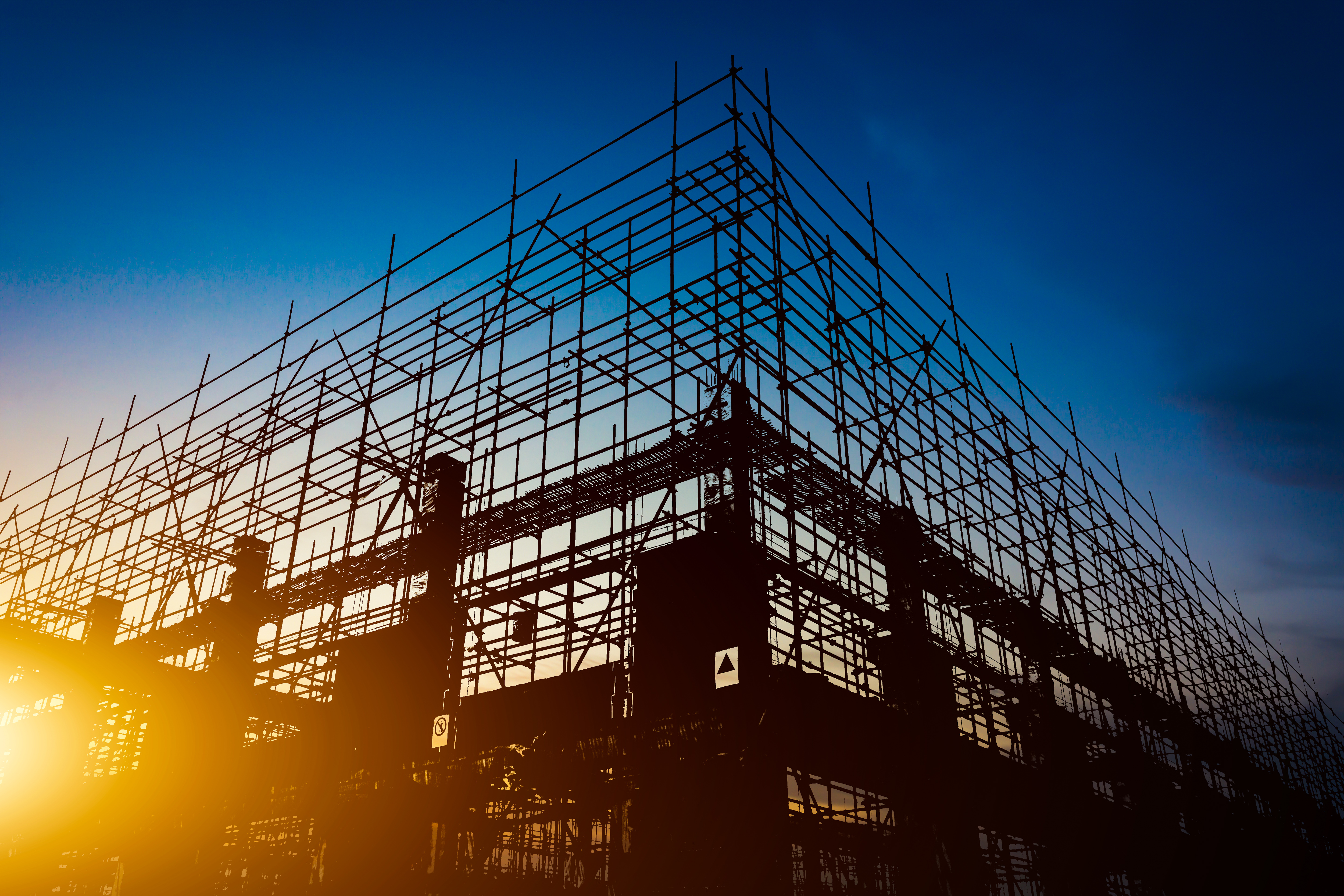 Construction site in Zimbabwe